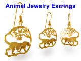 animal earrings