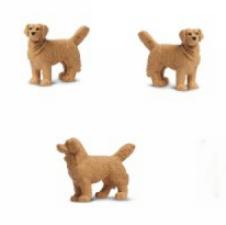 golden retriever toy mini good luck miniature