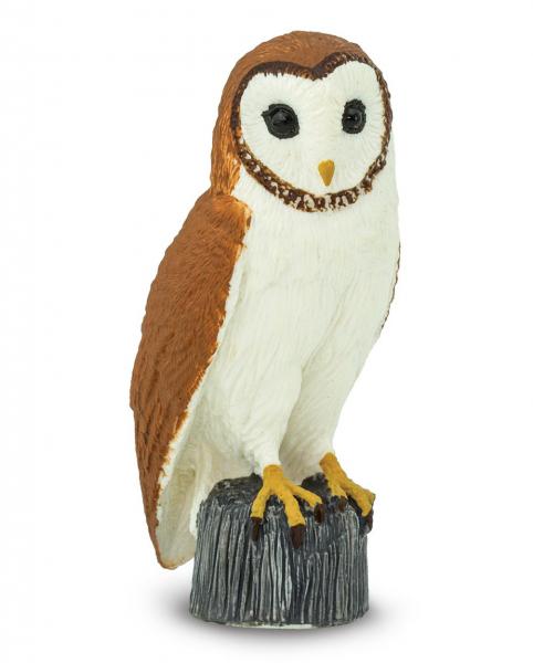 Barn Owl Toy Miniature Replica