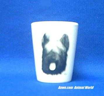 briard shot glass