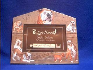 bulldog picture frame