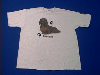 red dachshund t shirt