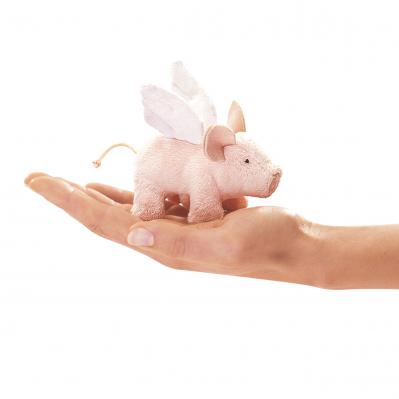 Flying Pig Finger Puppet