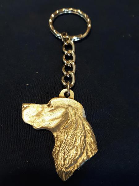 Gordon Setter Keychain Rawcliffe Pewter