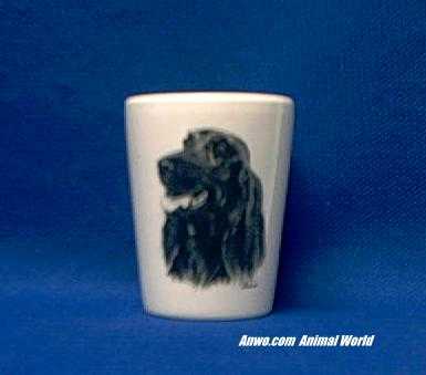 irish setter shot glass