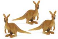 kangaroo toy mini good luck