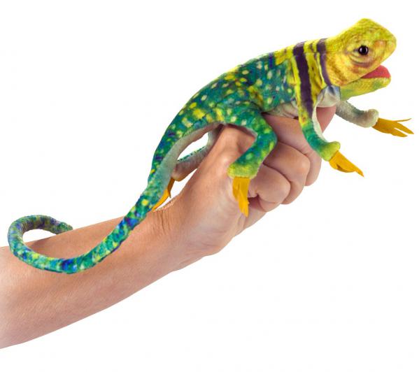 Collared Lizard Finger Puppet 