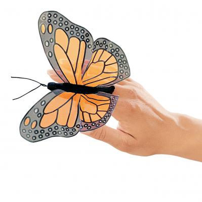 Monarch Butterfly Finger Puppet