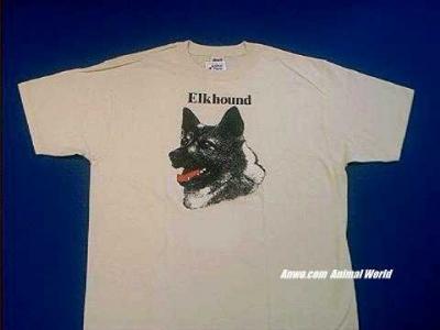 norwegian elkhound t shirt face