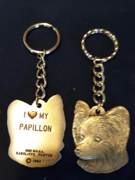 Papillon Keychain Rawcliffe Pewter