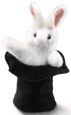 Rabbit in Hat Puppet