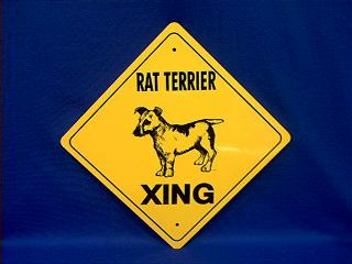 rat terrier crossing sign