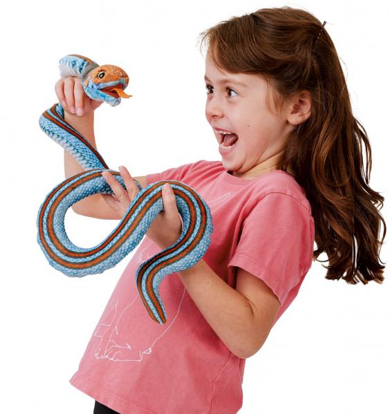 San Francisco Garter Snake Puppet with Friend