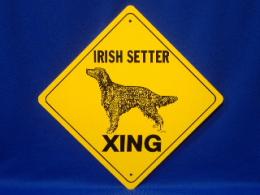 Irish Setter Crossing Sign