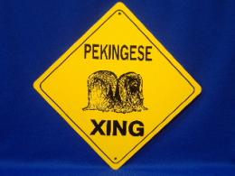 Pekingese Crossing Sign