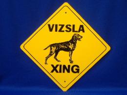 Vizsla Crossing Sign