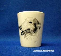 borzoi shot glass