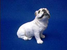 white bulldog figurine sandicast