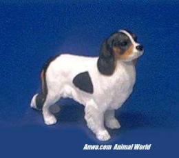 cavalier king charles spaniel figurine stone critters statue