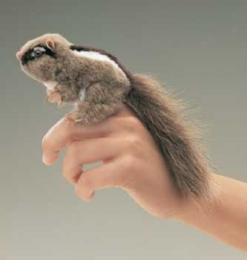 chipmunk finger puppet folkmanis