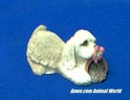 cocker spaniel figurine sandicast peeper