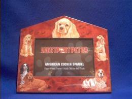 cocker spaniel picture frame