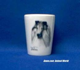 collie shot glass