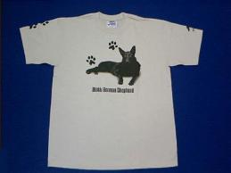 german shepherd black t shirt