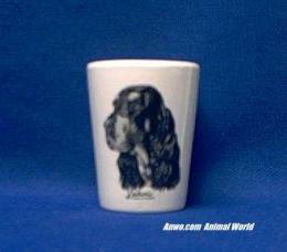 gordon setter shot glass