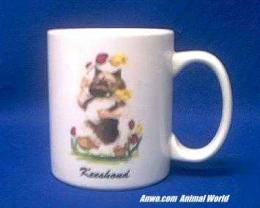 keeshond mug porcelain cartoon McCartney