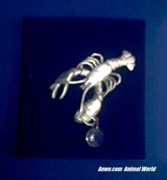 lobster suncatcher pewter