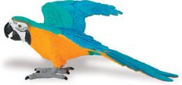 macaw toy blue gold macaw miniature replica 