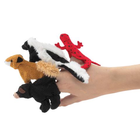 Great Smokey Mountain Animals Finger Puppets Set