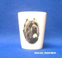 neopolitan mastiff shot glass