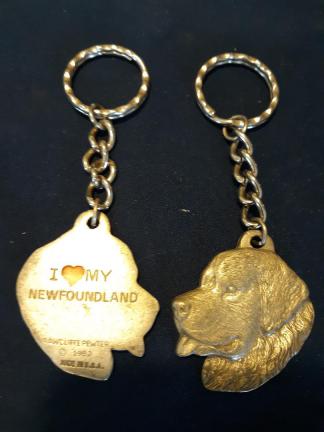 Newfoundland Keychain Rawcliffe Pewter