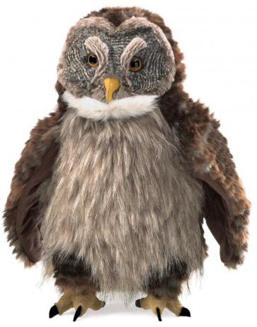 Owl Hooting Puppet