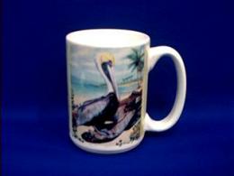 pelican picture mug