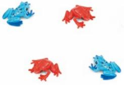 poison dart frog toy mini good luck safari