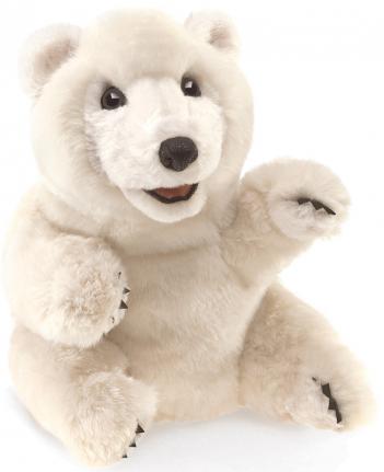 Polar Bear Puppet Sitting