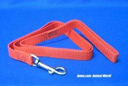 red dog leash lead 4' x 3/4