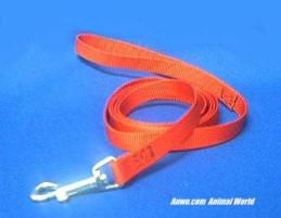 red leash dog lead 6 foot x 5/8