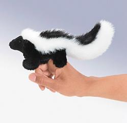 skunk finger puppet folkmanis