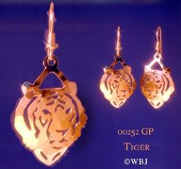 tiger earrings