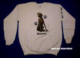 weimaraner sweatshirt usa