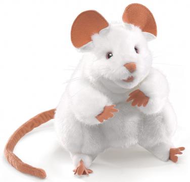 White Mouse Puppet