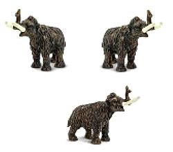 woolly mammoth toy mini good luck miniature